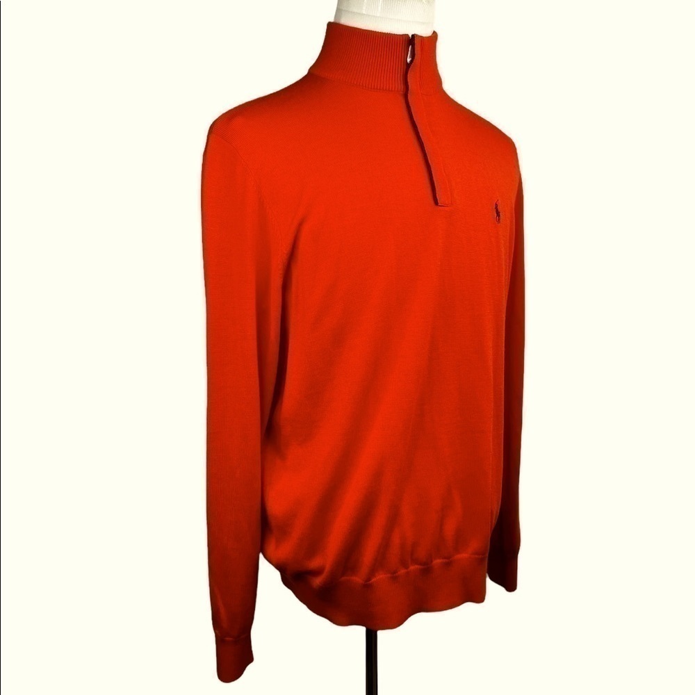 Polo Golf Ralph Lauren Men’s Pullover Quarter Zip Sweater - Picture 4 of 12